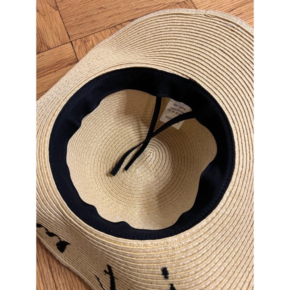 NWT Just Married Oversized Beach Hat, Wide Brim Sun Hat, Honeymoon Hat - Picture 3 of 7